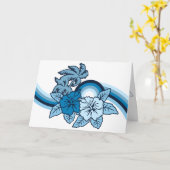 Safari-Grußkarten Karte (Gelbe Blume)