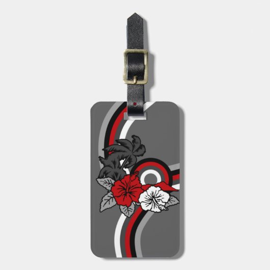 Safari Hawaiian Gepäcksmarken Gepäckanhänger (Vorderseite vertikal)
