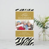 SAFARI HOLIDAY | FERIENFOTOKARTE FEIERTAGSKARTE (Stehend Vorderseite)