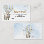 Safari Hot Air Ballon Windlerkarte Begleitkarte (Vorne/Hinten)