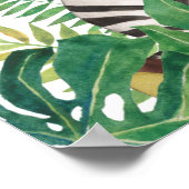 Safari im Dschungel Baby Zebra Poster (Ecke)