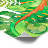 Safari im Jungle Baby Iguana Poster (Ecke)
