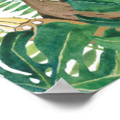 Safari im Jungle Baby Sloth Poster (Ecke)