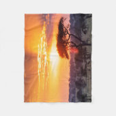 Safari im Serengeti-Nationalpark Fleecedecke (Vorderseite)