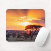 Safari im Serengeti-Nationalpark Mousepad (Mit Mouse)
