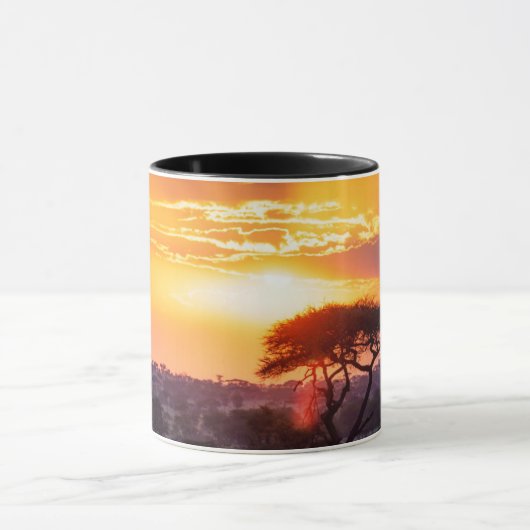 Safari im Serengeti-Nationalpark Tasse (Zentrum)