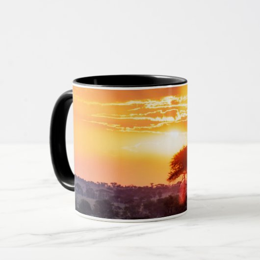 Safari im Serengeti-Nationalpark Tasse (Vorderseite Links)