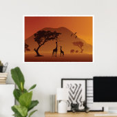 safari in africa poster AB 8.99 (Heimbüro)