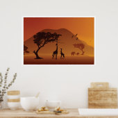 safari in africa poster AB 8.99 (Küche)