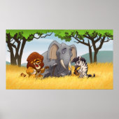 Safari Jug Band Poster (Vorne)