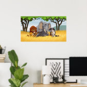 Safari Jug Band Poster (Heimbüro)