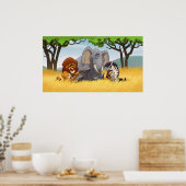 Safari Jug Band Poster (Küche)