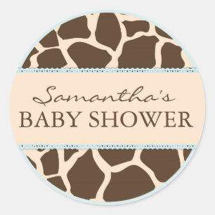 Safari-Jungen-Aufkleber D Runder Aufkleber