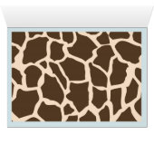 Safari-Jungen-Tabellen-Karte 4 (Innenansicht Horizontal (Unten))