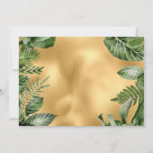 Safari Jungle Africa Animal Baby Shooter Einladung (Rückseite)