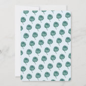 Safari Jungle Animal Dritte Geburtstagseinladung Einladung (Rückseite)