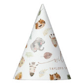 SAFARI Jungle Animals 1. Geburtstag Partyhütchen (Links)