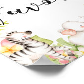 Safari Jungle Animals Baby Dusche Favorit Zeichen Poster (Ecke)
