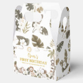 Safari Jungle Animals Birthday Party Favor Box Geschenkschachtel (Geöffnet)
