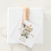 Safari Jungle Animals Boho Baby Dusche Geschenkanhänger (Beispiel)