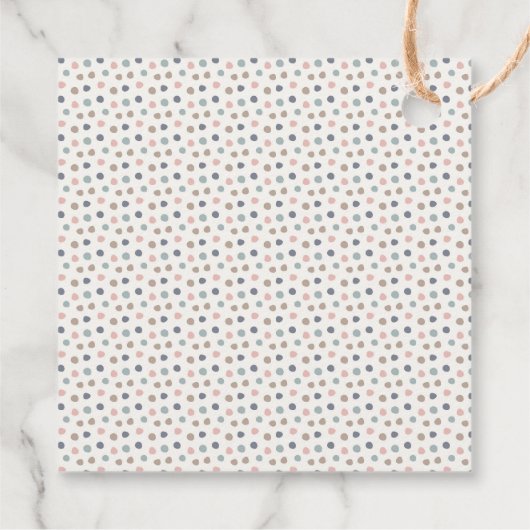 Safari Jungle Animals Boho Baby Dusche Geschenkanhänger (Rückseite)