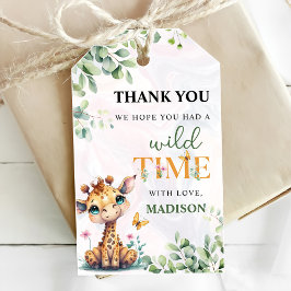 Safari Jungle Animals Geburtstag Geschenkanhänger