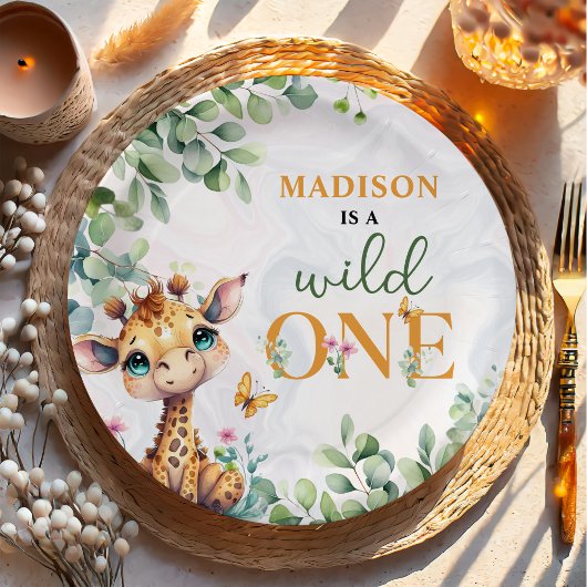 Safari Jungle Animals Geburtstag Pappteller