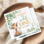 Safari Jungle Animals Geburtstag Serviette