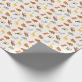 Safari Jungle Animals Geschenkpapier (Ecke)