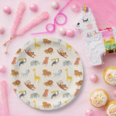Safari Jungle Animals Pappteller (Party)
