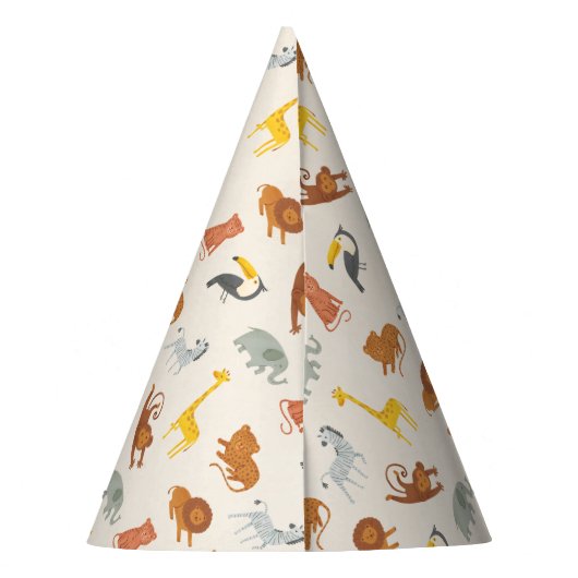Safari Jungle Animals Partyhütchen (Rückseite)