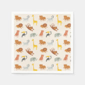 Safari Jungle Animals Serviette (Vorderseite)