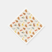 Safari Jungle Animals Serviette (Ecke)