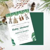 Safari Jungle Animals Wild Ein Junge Babydusche Einladung