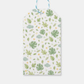 Safari Jungle Animals Wild One Birthday Thank You Geschenkanhänger (Rückseite)