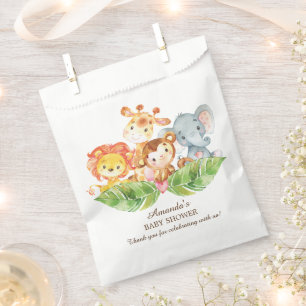Safari Jungle Baby Dusche Fevor Bags Geschenktütchen