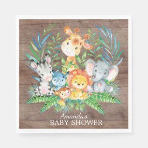Safari Jungle Baby Duschpapier Napkins Serviette
