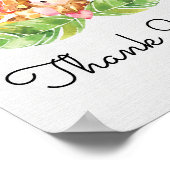 Safari Jungle Baby Duschzeichen Poster (Ecke)