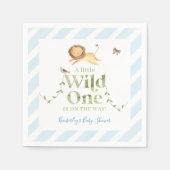 Safari Jungle Babydusche für Baby Girl oder Boy Ni Serviette (Vorderseite)