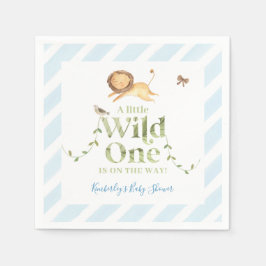 Safari Jungle Babydusche für Baby Girl oder Boy Ni Serviette