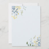 Safari Jungle Boy Baby Dusche Einladung (Rückseite)