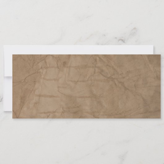 Safari Jungle Brown Animals Baby Shocket Einladung (Rückseite)