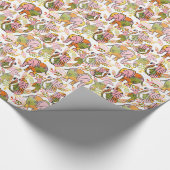 Safari Jungle Fun Animals Tween Teen Boho Geburtst Geschenkpapier (Ecke)