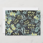 Safari Jungle Geburtstag Einladung mit Foto (Rückseite)