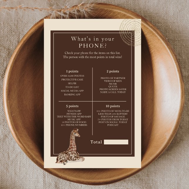 Safari Jungle Giraffe Was ist in Ihrem Handyspiel? (Von Creator hochgeladen)