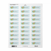 Safari Jungle Monkey Baby Dusche Etikett (Vorne)