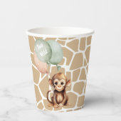 Safari Jungle Party Animal Two Wild Pappbecher (Vorderseite)