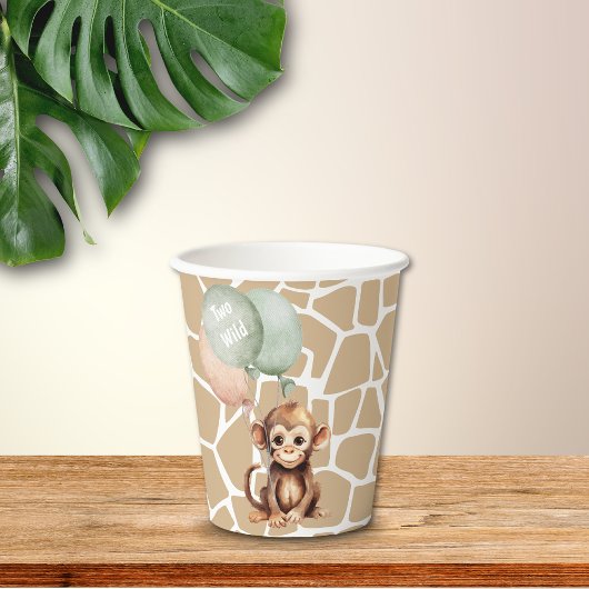 Safari Jungle Party Animal Two Wild Pappbecher