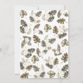 Safari Jungle Party Time Capsule Note Message Card Dankeskarte (Rückseite)