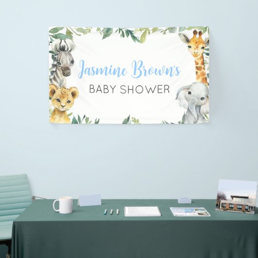 Safari / Jungle Tiere digitale Hintergrund, Banner (Messeveranstaltung)